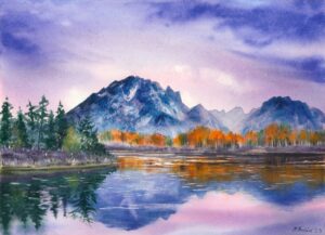 Evening in the Grand Tetons