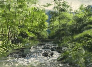 Before Nightfall in the Mountains