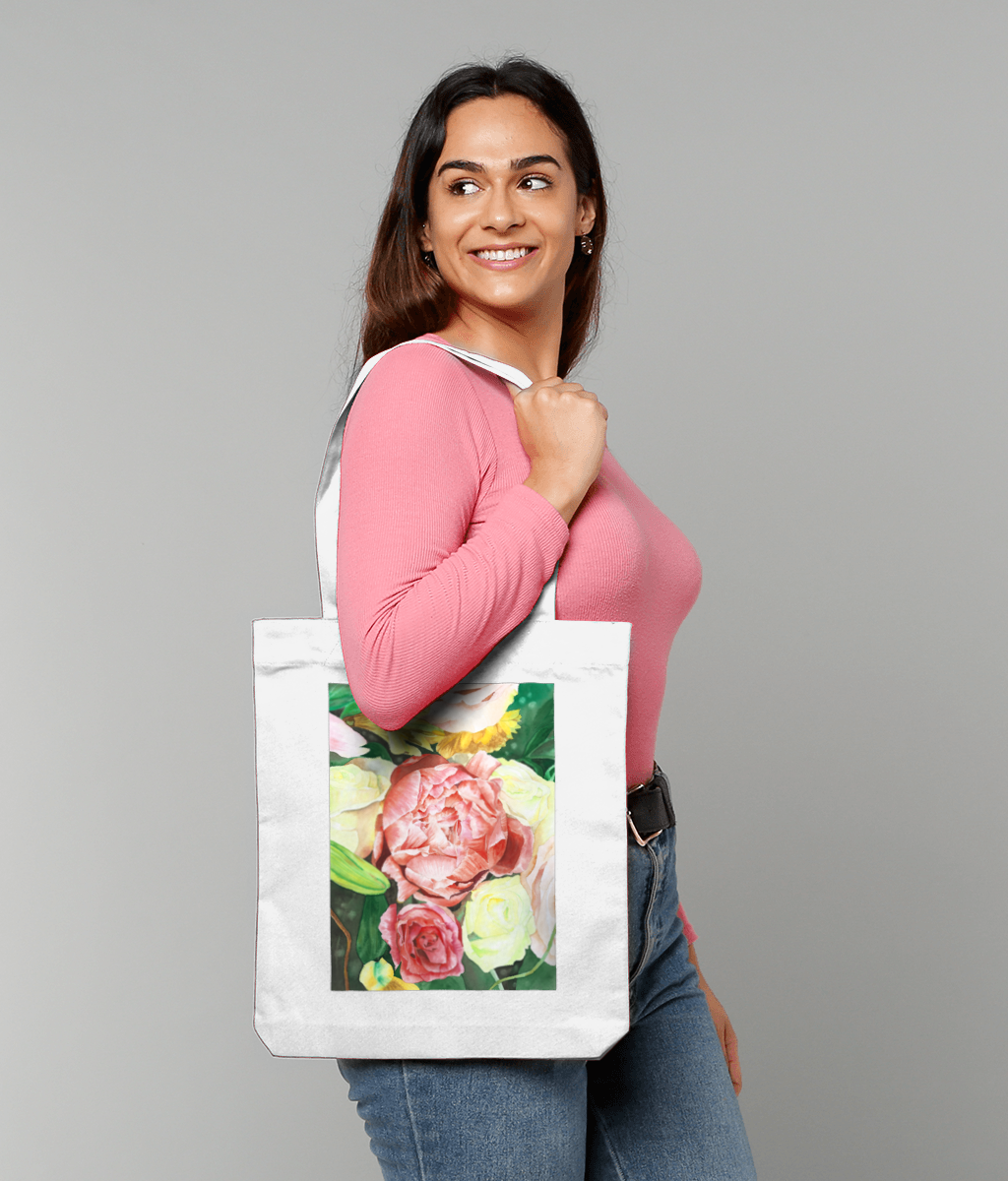 Portrait of a Rose Tote Bag - Image 4