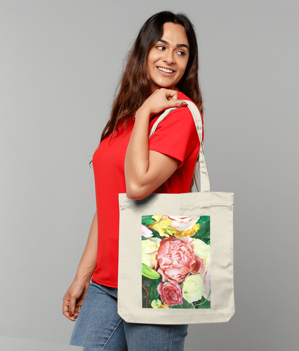 Portrait of a Rose Tote Bag - Image 6
